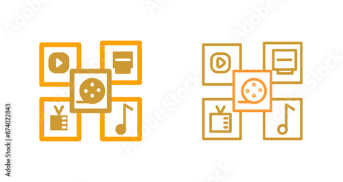 Multimedia Vector Icon