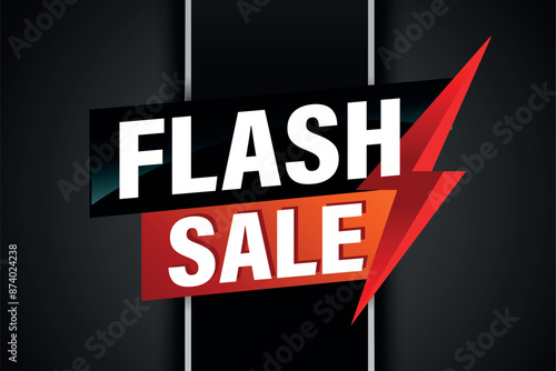 flash sale poster banner graphic design icon logo sign symbol social media website coupon

