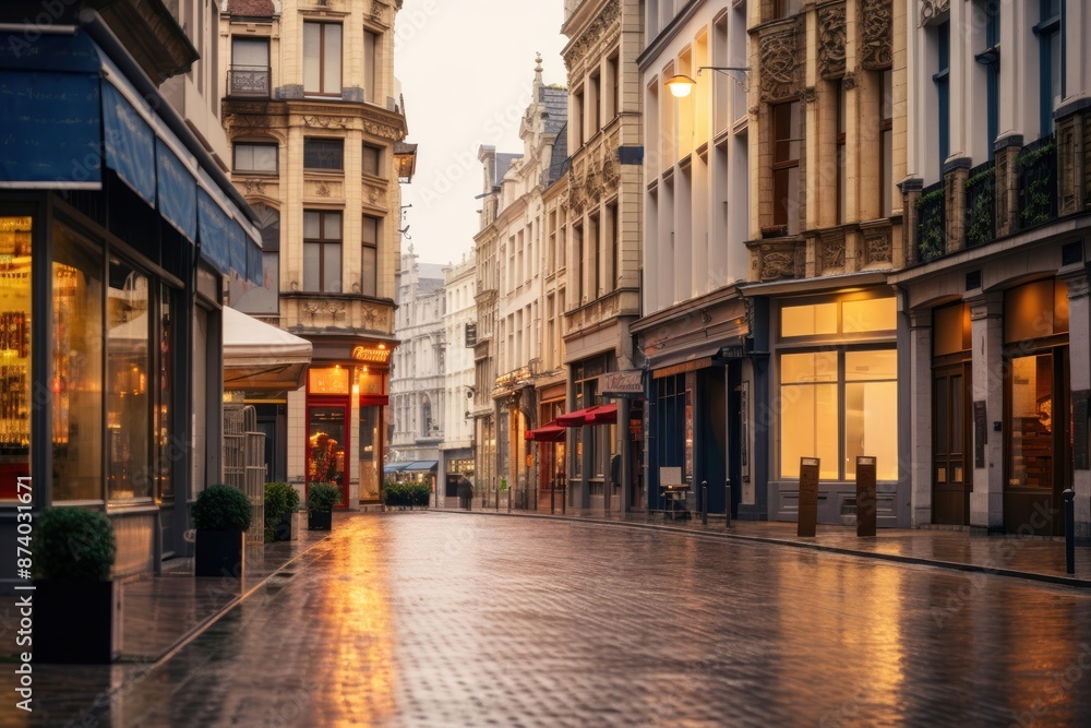 Fototapeta premium Architecture metropolis cityscape downtown.