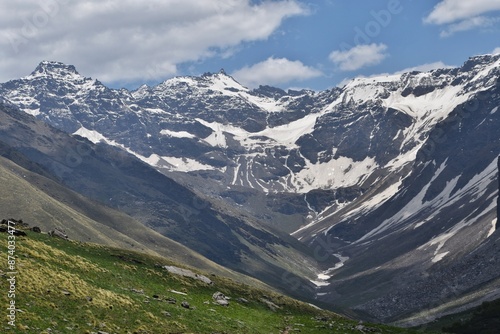 Himalayan mountains in Himachal Pradesh 