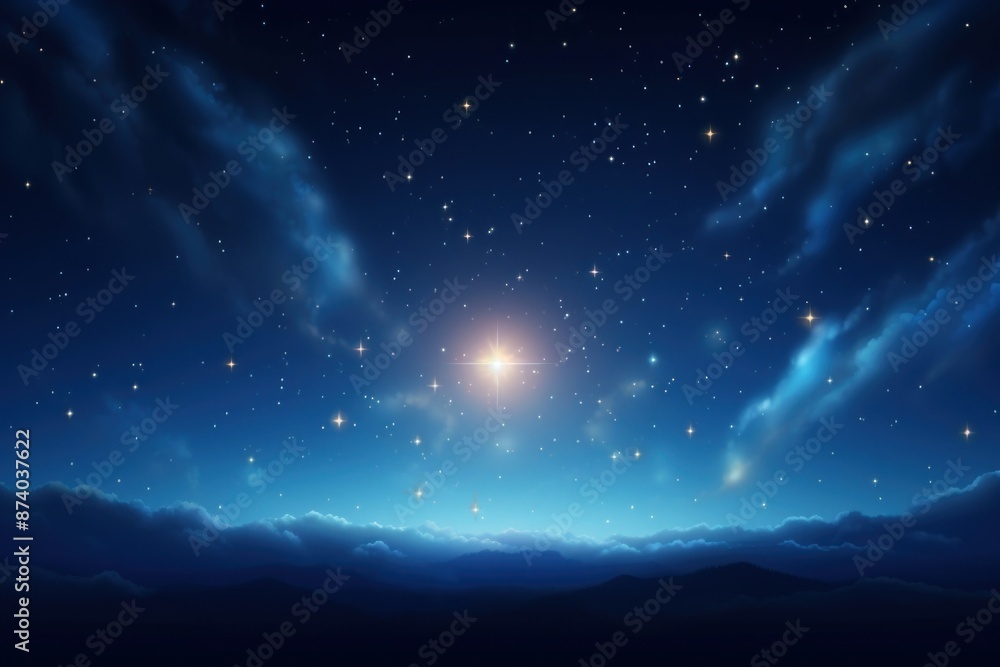 Fototapeta premium Night sky backgrounds astronomy.