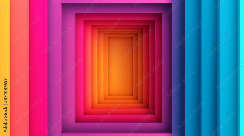 Produce a volumetric prism artwork with intricate details and gradient colors, emphasizing depth and complexity in digital illustrations. Illustration, Image, , Minimalism, Produce a volumetric prism artwork with intricate details and gradient colors, emphasizing depth and complexity in digital illustrations. Illustration, Image, , Minimalism,