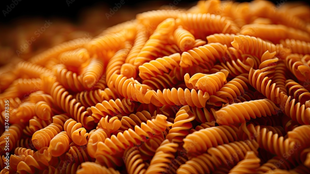 bunch of pasta is on a table with other foods. bunch of pasta is on a table with other foods.