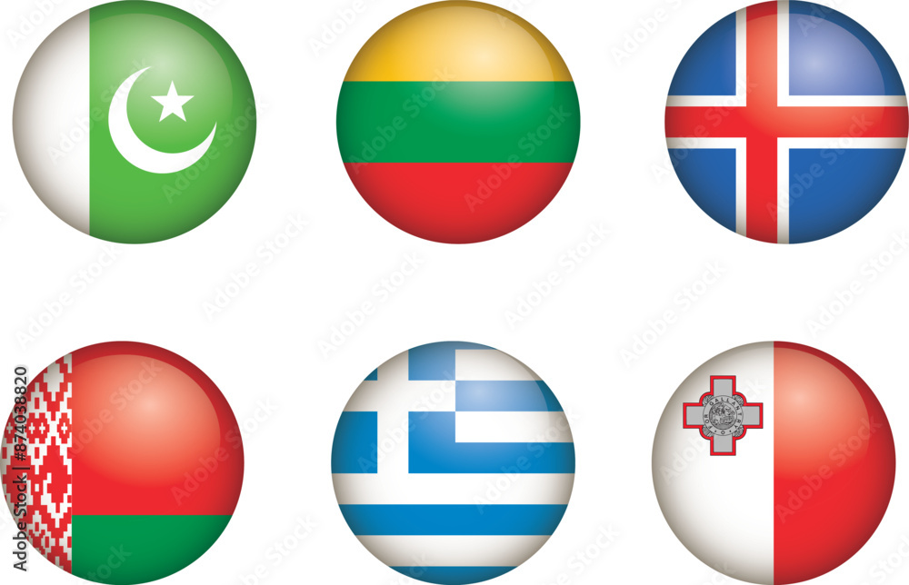 All national flags of the world . Waving flag design . Vector
All national flags of the world . Waving flag design . Vector