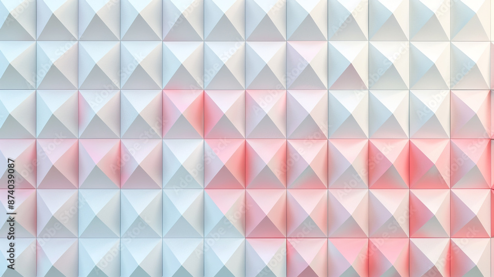Abstract white and pink geometric background Abstract white and pink geometric background