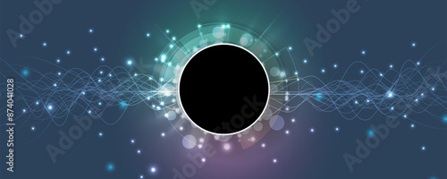 Neural network concept. Connected cells with links. High technology process. Abstract futuristic background. Vector art.