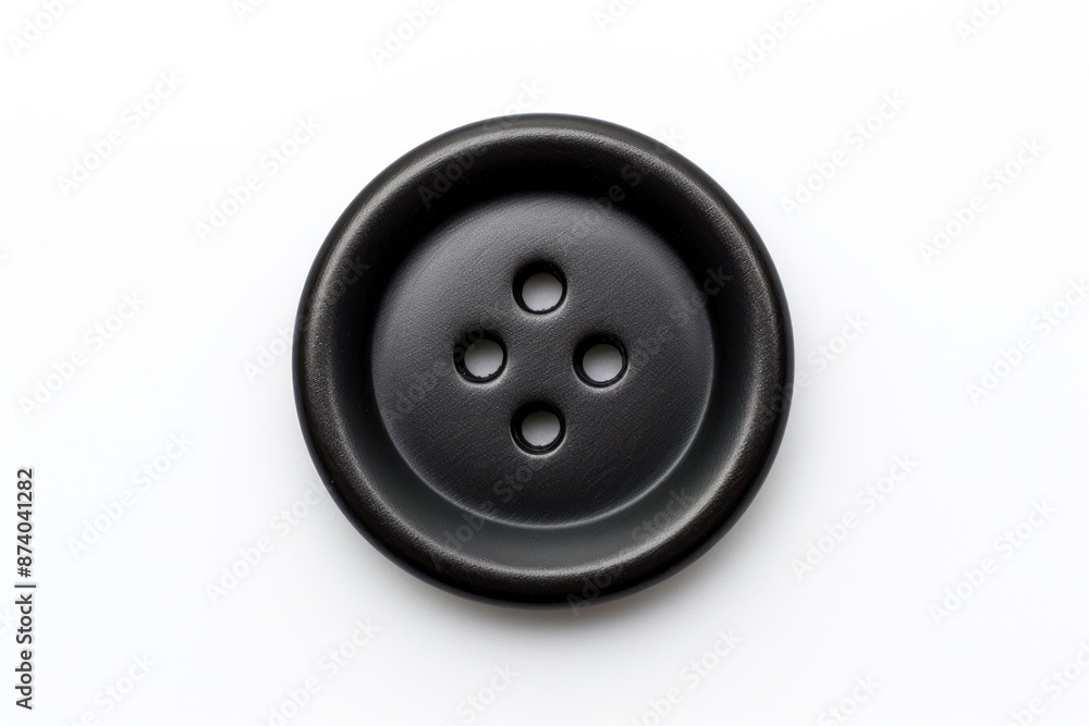 Black sewing button black white background electronics. Black sewing button black white background electronics.