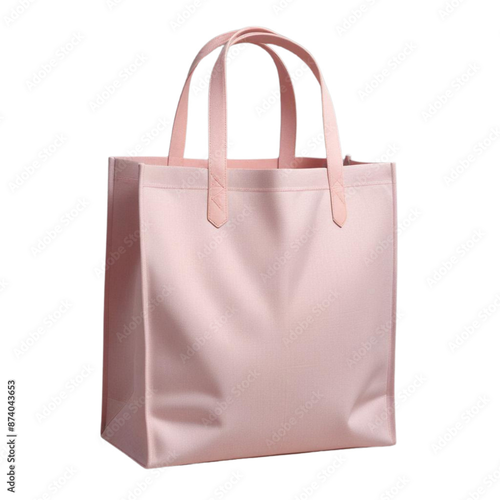Detailed vector illustration of a grey textile tote bag for shopping, isolated on a plain grey background, ready for product design and branding Detailed vector illustration of a grey textile tote bag for shopping, isolated on a plain grey background, ready for product design and branding