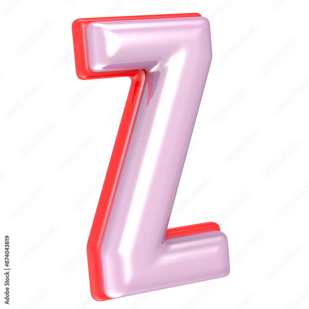 h Font Pink 3D Render With White Backgrounding h Font Pink 3D Render With White Backgrounding