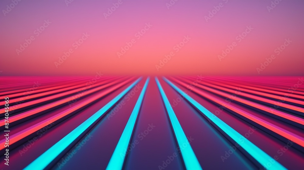 Design a futuristic grid system with geometric shapes and precise ...