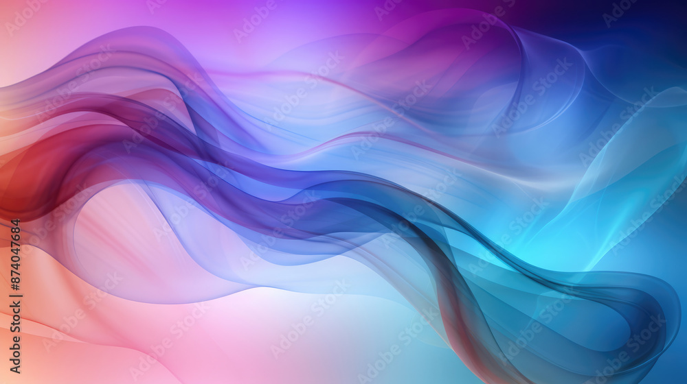 Fototapeta premium Abstract colorful smoke background., generative ai