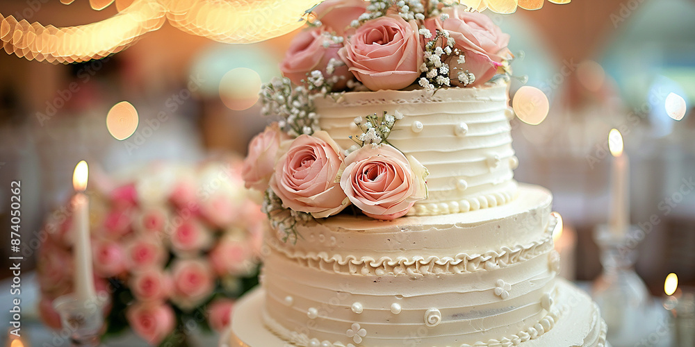 Fototapeta premium wedding cake