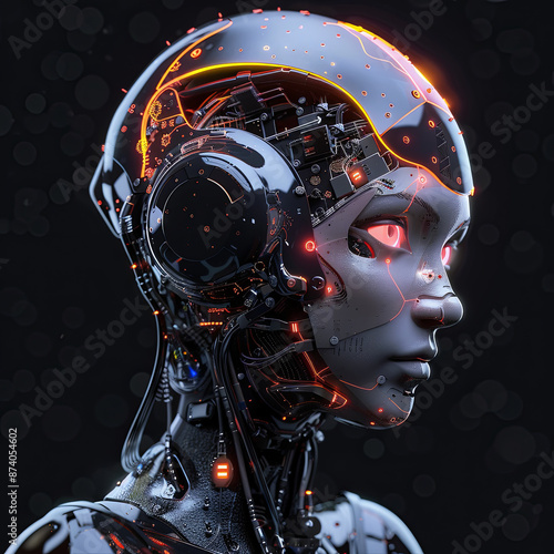 The image shows a news article about the intersection of AI and blockchain, with a person reading it on their laptop.