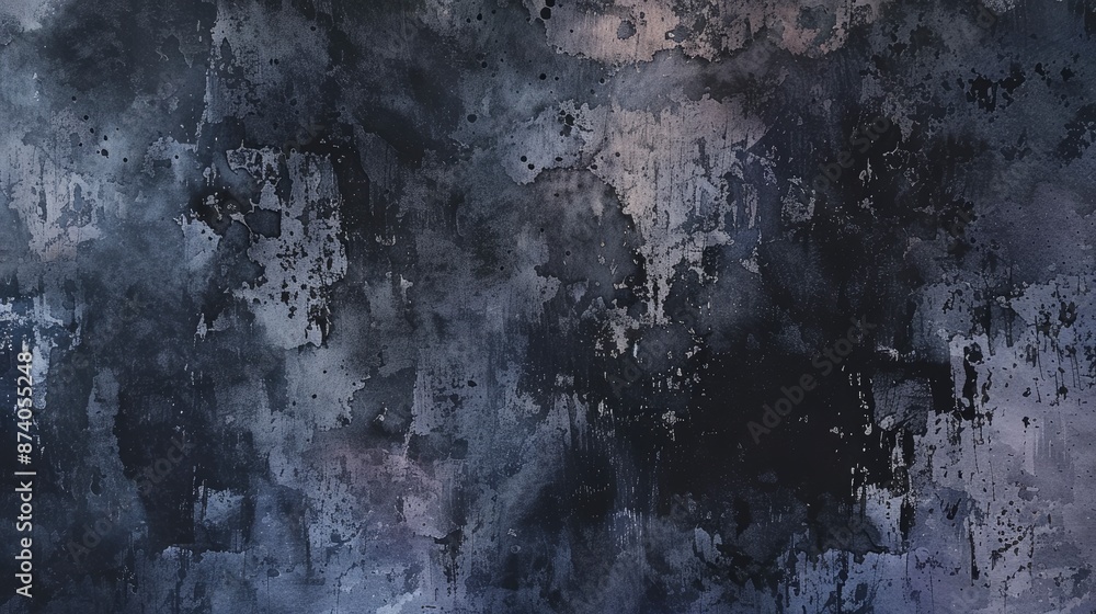 Dark texture in watercolor - generative ai Dark texture in watercolor - generative ai