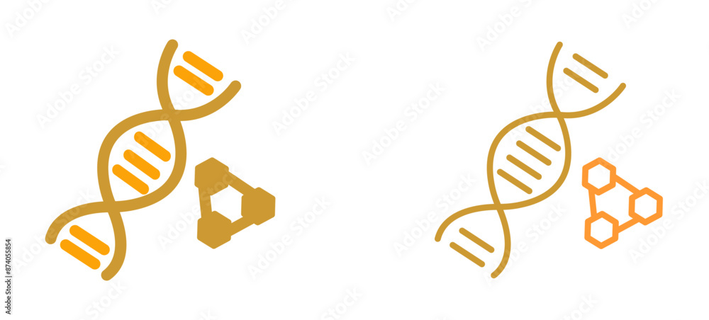 Obraz premium DNA Vector Icon
