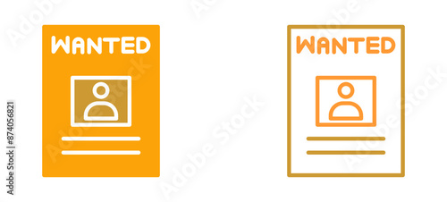 Wanted Poster Vector Icon