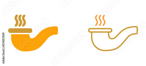 Smoking Pipe Vector Icon