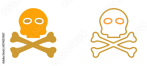 Pirate Skull I Vector Icon