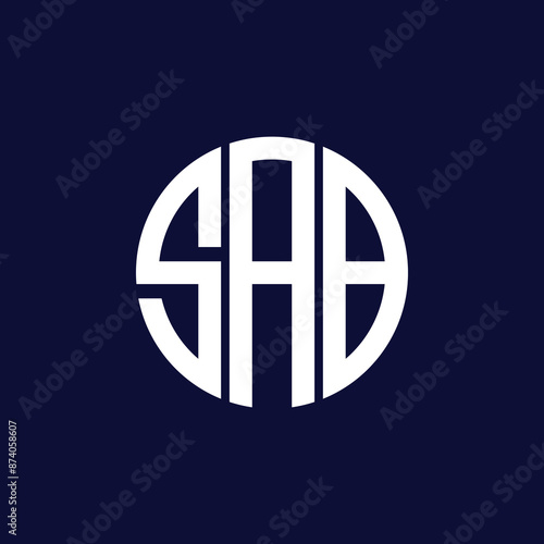 sab circle logo design