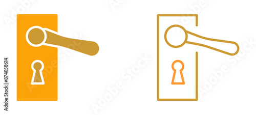 Door Handle Vector Icon