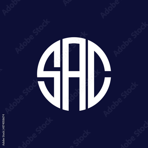 sac circle logo design