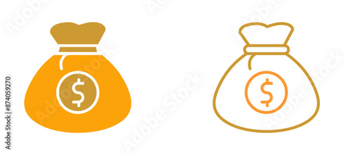 Money Bag Vector Icon