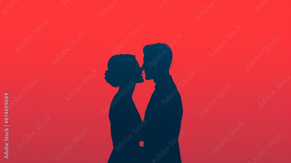 Illustrate love with a tender moment between a couple sharing a romantic dance in a softly lit ballroom. Illustration, Image, , Minimalism, Illustrate love with a tender moment between a couple sharing a romantic dance in a softly lit ballroom. Illustration, Image, , Minimalism,