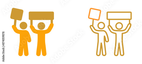 Protester Vector Icon