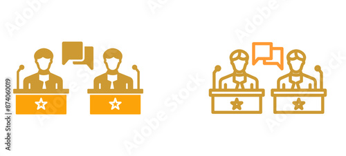Debate Vector Icon