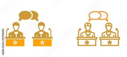 Debate Vector Icon