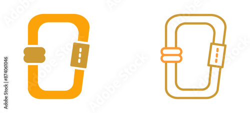 Carabiner Vector Icon