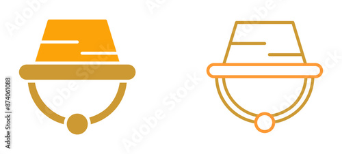 Camping Hat Vector Icon