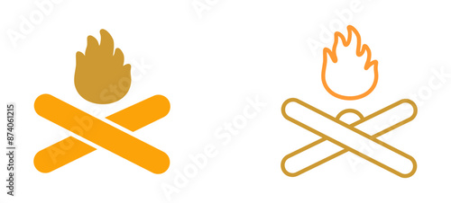 Bonfire Vector Icon