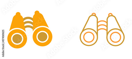 Binoculars Vector Icon