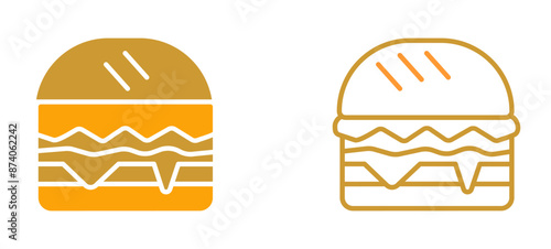 Hamburger Vector Icon