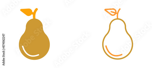 Pear Vector Icon