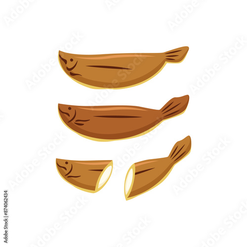 Ayugashi or waka ayu or ayu yaki, Japanese fish shaped pancake.