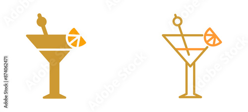 Martini Vector Icon