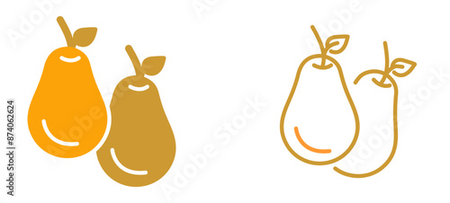 Avocado Vector Icon