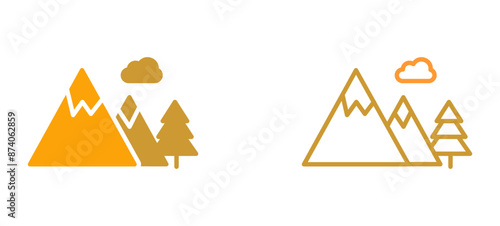 Mountain Vector Icon