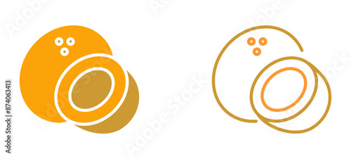 Coconut Vector Icon