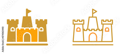 Sandcastle Vector Icon