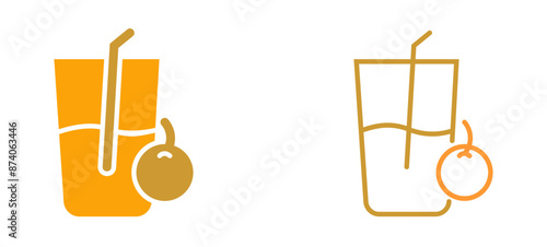 Juice Vector Icon