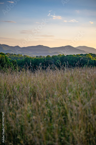 mountains near Franklin, NC photo