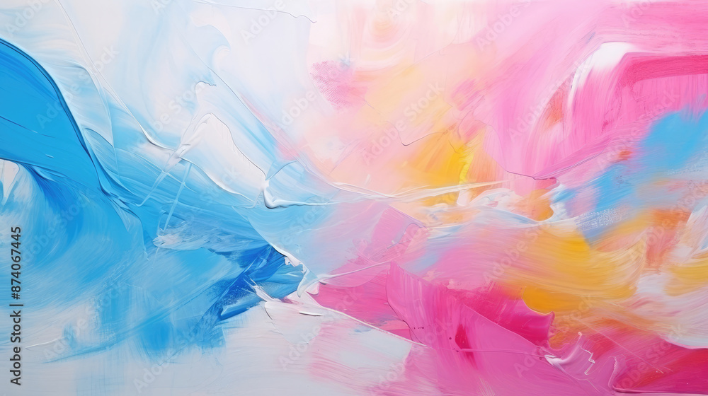 Abstract art hand-painted background. Acrylic thick oil painting., generative ai Abstract art hand-painted background. Acrylic thick oil painting., generative ai