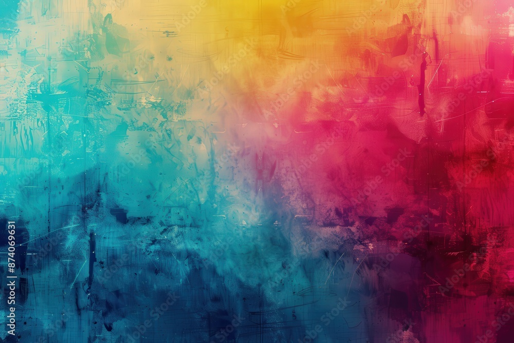 Abstract Surreal Digital Blurred Gradient Background in Vibrant Colors Abstract Surreal Digital Blurred Gradient Background in Vibrant Colors