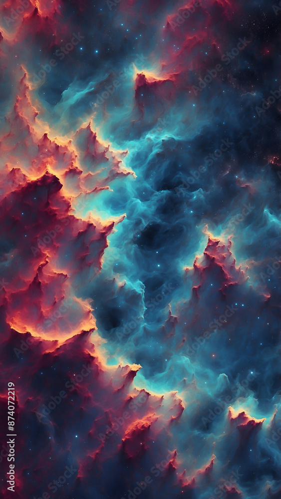 Nebula abstract background Nebula abstract background