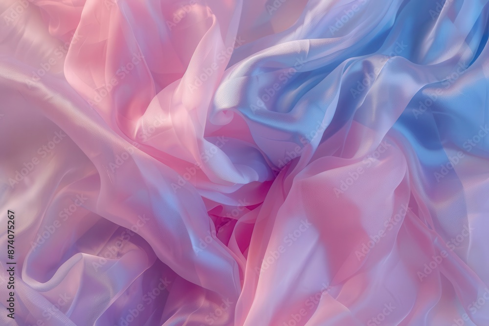 artistic depiction of smooth womens legs enveloped in billowing pastelhued silk fabric soft pink and blue lighting creates dreamy atmosphere for beauty and skincare concept artistic depiction of smooth womens legs enveloped in billowing pastelhued silk fabric soft pink and blue lighting creates dreamy atmosphere for beauty and skincare concept