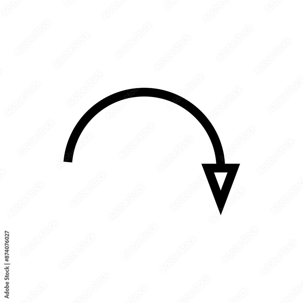 Lines Arrow Icon Vector Lines Arrow Icon Vector