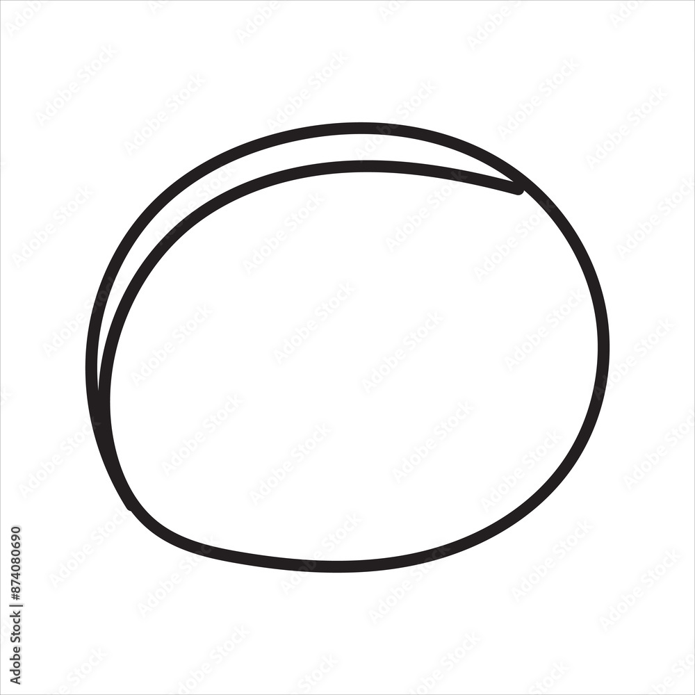 Black circle, pen draw. Highlight hand drawing different circles isolated on white background. Handwritten red circle. For marking text, numbers, marker pen, pencil, logo and text check, vector. Black circle, pen draw. Highlight hand drawing different circles isolated on white background. Handwritten red circle. For marking text, numbers, marker pen, pencil, logo and text check, vector.